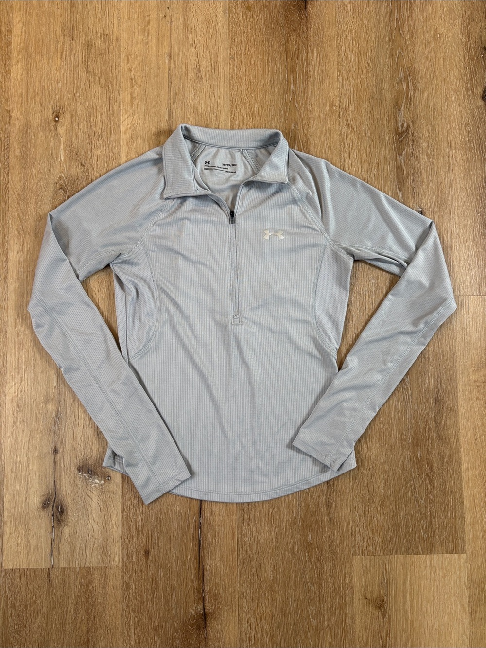Under Armour Light Gray Women’s Long-Sleeve Quarter-Zip